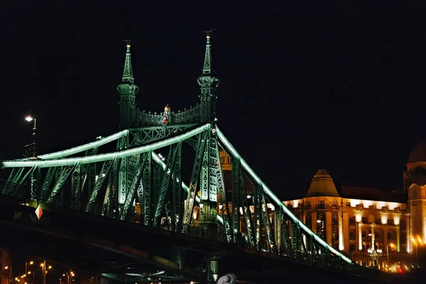 Liberty Bridge. Night view