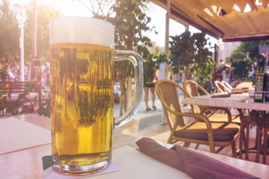 Karanlık gölgeli ormanda bir patika