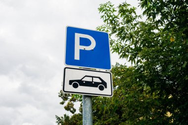 Almanya 'da mavi park işareti