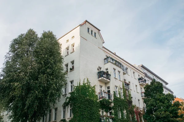 Altes Haus Berlin Zwischen Bäumen — Stockfoto