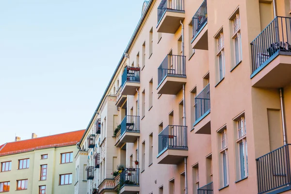 Casas Apartamentos Típicos Friedrichshain — Foto de Stock