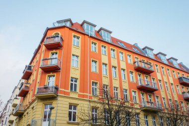 beautiful orange building in the heart of germany