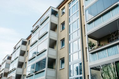 typical german apartment building in berlin