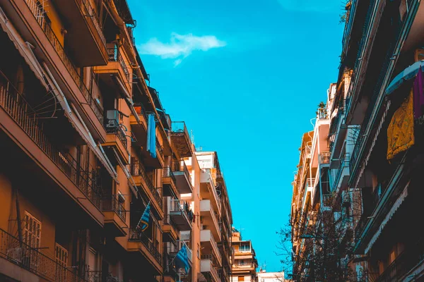 Rue à thessaloniki avec espace de copie au milieu — Photo