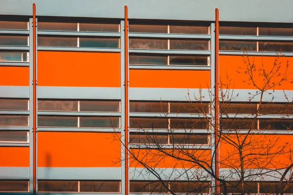 turuncu ofis veya okul cephesi