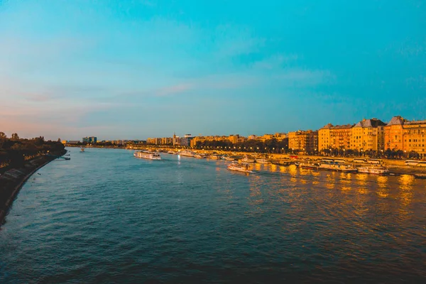 View to the Danube River at Budapest