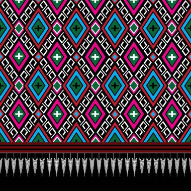 Etnik desen geleneksel geometrik
