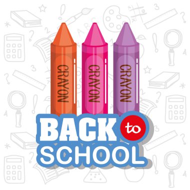 okul öğeleri illüstrasyon vektör