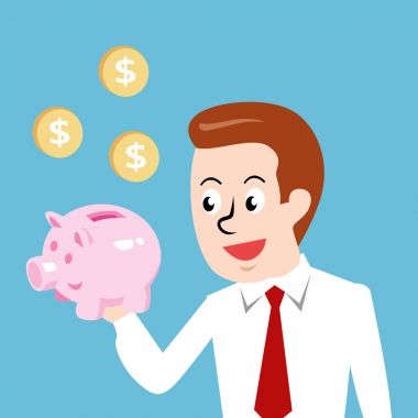 işadamı sikke para çantası Finans nakit para yatırma