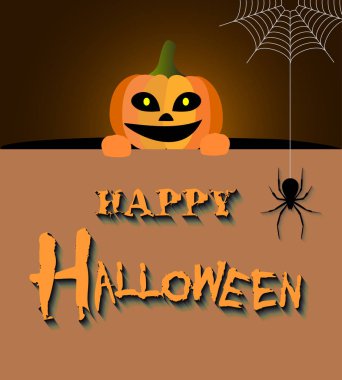 Cadılar Bayramınız Kutlu Olsun. Vektör çizim, Cadılar Bayramı arka plan