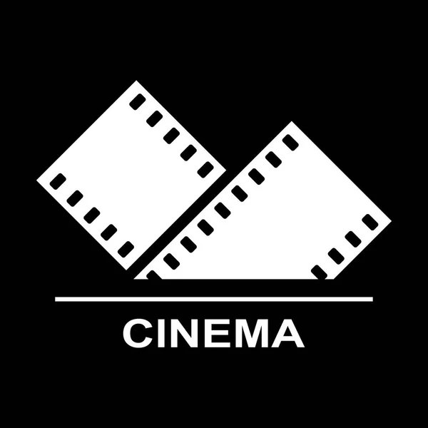 Illustration of an isolated cinema camera icon — Stock Vector