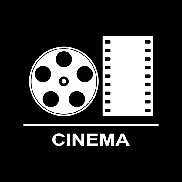 Иллюстрация отдельной иконки камеры кинотеатра — стоковый вектор