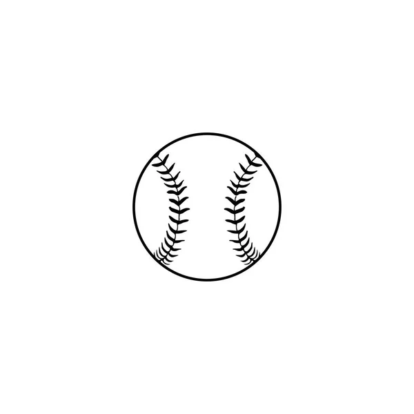 Бейсбол Ілюстрація Векторна Піктограма — стоковий вектор