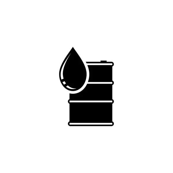 Oil Drum Vector Icon — Stock Vector