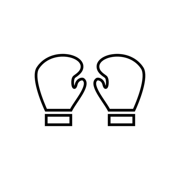 Boxe Sport Vecteur Icône — Image vectorielle