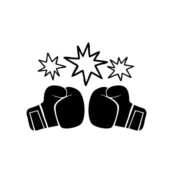 Boxing Sports Vector Icon — Stock Vector
