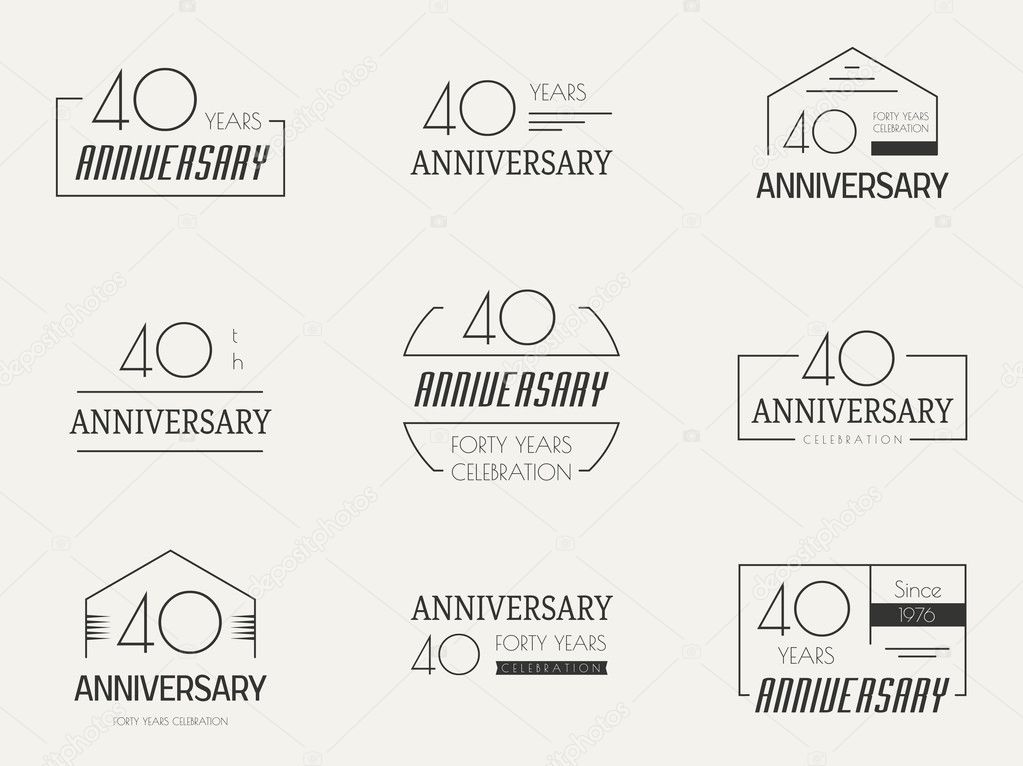 ᐈ Anniversary Logo Stock Pictures Royalty Free 40th Anniversary Logo Download On Depositphotos ᐈ Anniversary Logo Stock Pictures Royalty Free 40th Anniversary Logo Download On Depositphotos