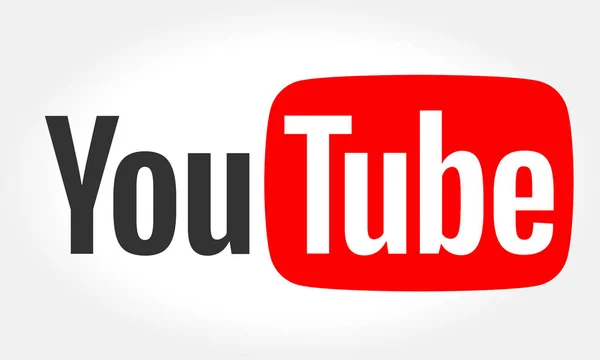 Minsk, Beyaz Rusya - 10 Mayıs 2018: Youtube logo kağıda basılmıştır. YouTube bir video paylaşım web sitesidir. Hizmet Şubat 2005'te 3 eski Paypal çalışanları tarafından oluşturulmuş — Stok Vektör