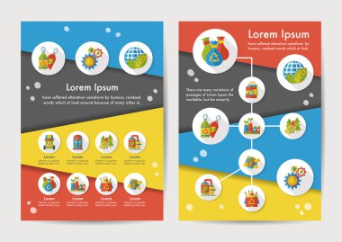 Uzun Gölge, eps10 ekoloji Icons set
