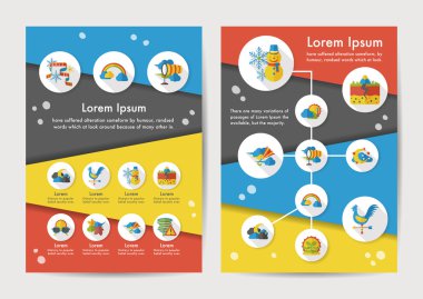 Uzun Gölge, eps10 hava Icons set