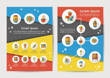 Uzun Gölge, eps10 kahve Icons set