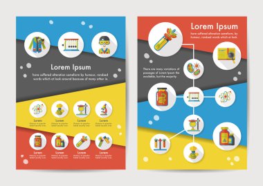 Uzun Gölge, eps10 bilim Icons set