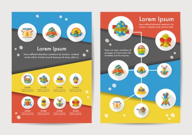 Uzun Gölge, eps10 Paskalya Icons set