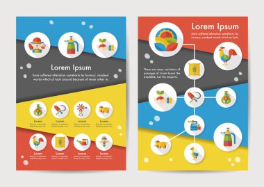 Simgeler tarım uzun gölge, eps10 ayarla