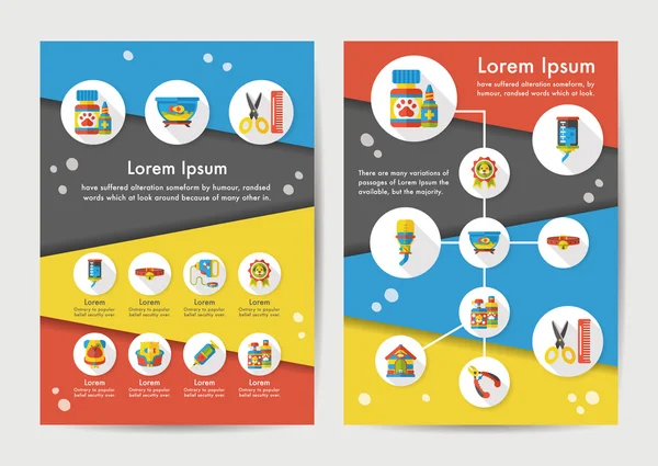 Uzun Gölge, eps10 evde beslenen hayvan Icons set