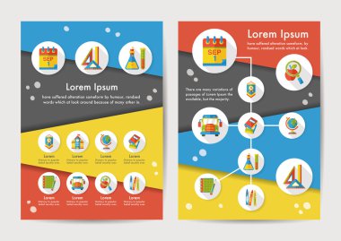 Uzun Gölge, eps10 okul Icons set