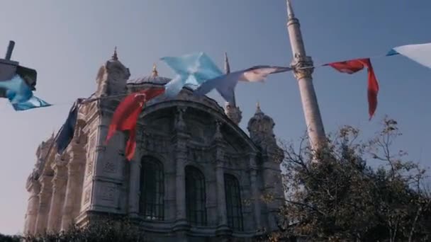 Ein Moscheebau in Istanbul — Stockvideo