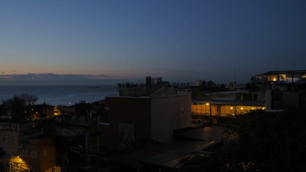 Una città al mattino. L'alba timelapse di Old Istanbul, Turchia . — Video Stock