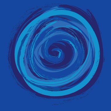 Vektör renkli soyut girdap fırça arka plan boya