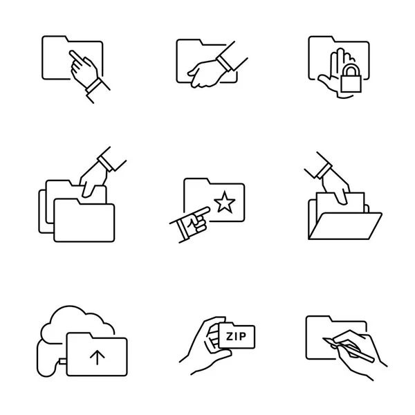 Klasör dosya belge simgeleri