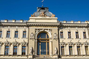15 Haziran 2017. Rusya. Saint Petersburg. Nevsky Caddesi. Griboedov kanal çıkabilir. Kredi banka.
