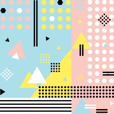 Memphis tarzı desen