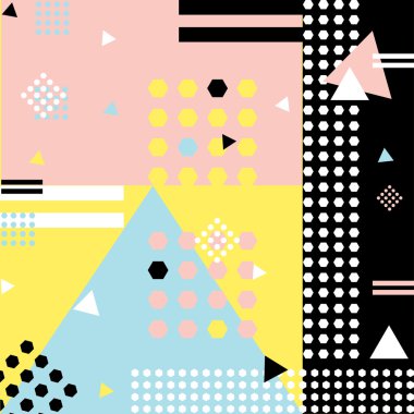 Memphis tarzı desen