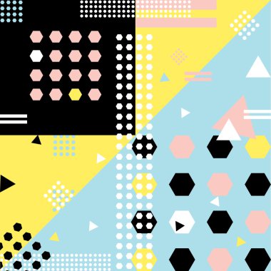 Memphis tarzı desen