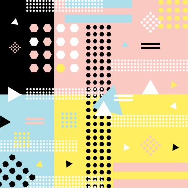 Memphis tarzı desen