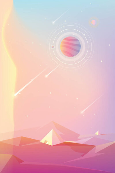 Красочные необычные планеты
