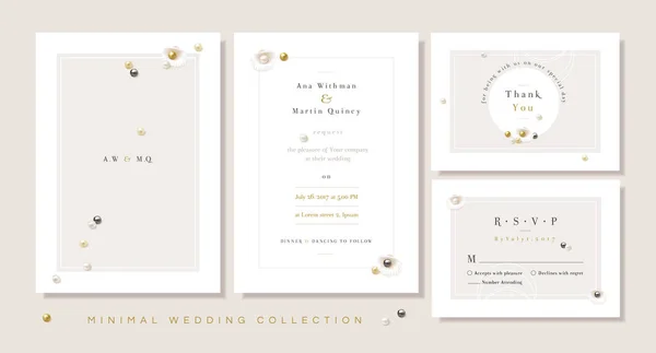Wedding templates collection Vector Graphics