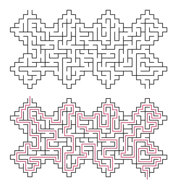 Vektör oyun labyrinth.