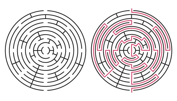 Vektor labyrint 76. — Stockový vektor