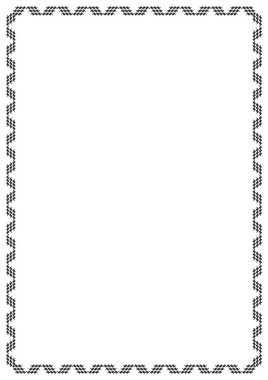 Dekoratif kenarlık çerçevesi.