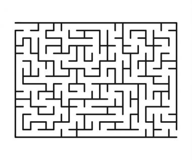 Vektör labirent 127.