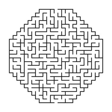Vektör labirent 146.