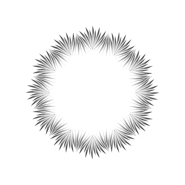 Rayures demi-teintes fond cercle . — Image vectorielle