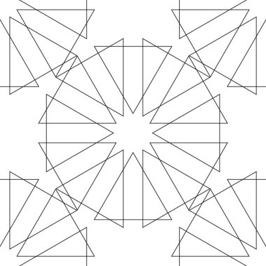 Geometrik Kusursuz Desen.