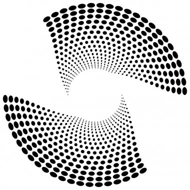 Yarım Tonlu Noktalar Arkaplanı.