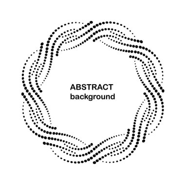 Soyut çember arkaplanı.